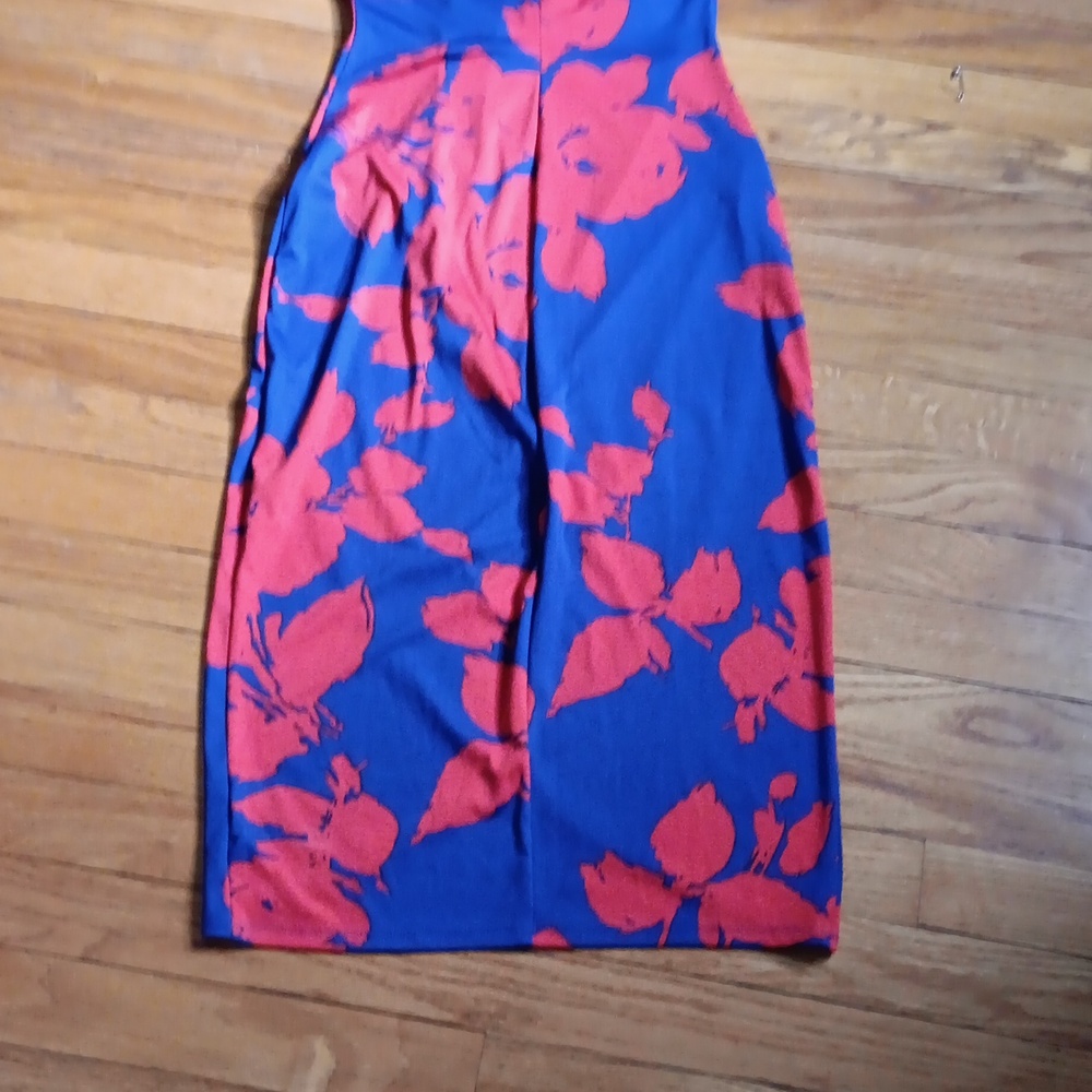 Bokd Elements Red & Blue Cut- to-Curve Tank Dress ■ Size XS - Picture 8 of 10